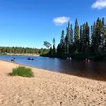 Kitka Riverview Retreat With Sauna Kuusamo