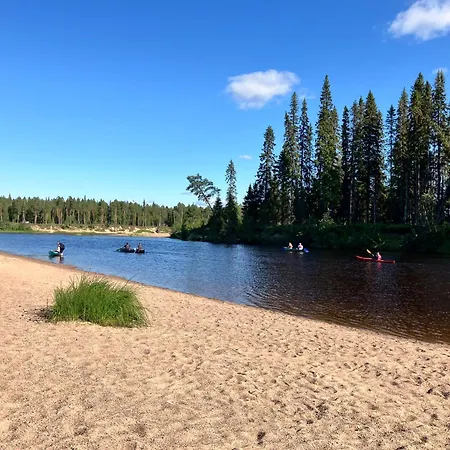 Kitka Riverview Retreat With Sauna Kuusamo