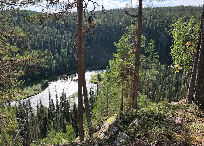 Kitka Riverview Retreat With Sauna Kuusamo